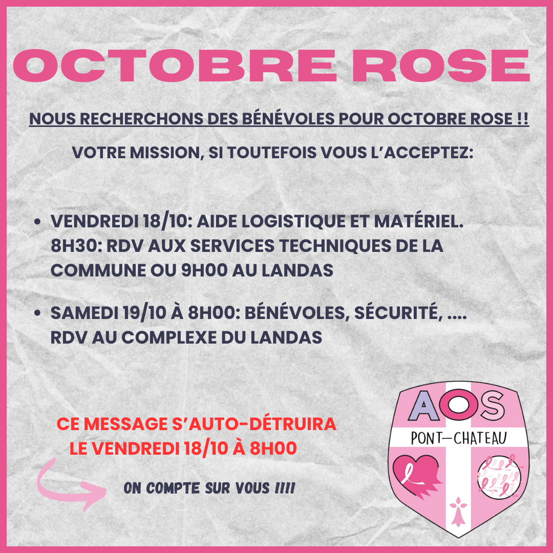 OCTOBRE ROSE 