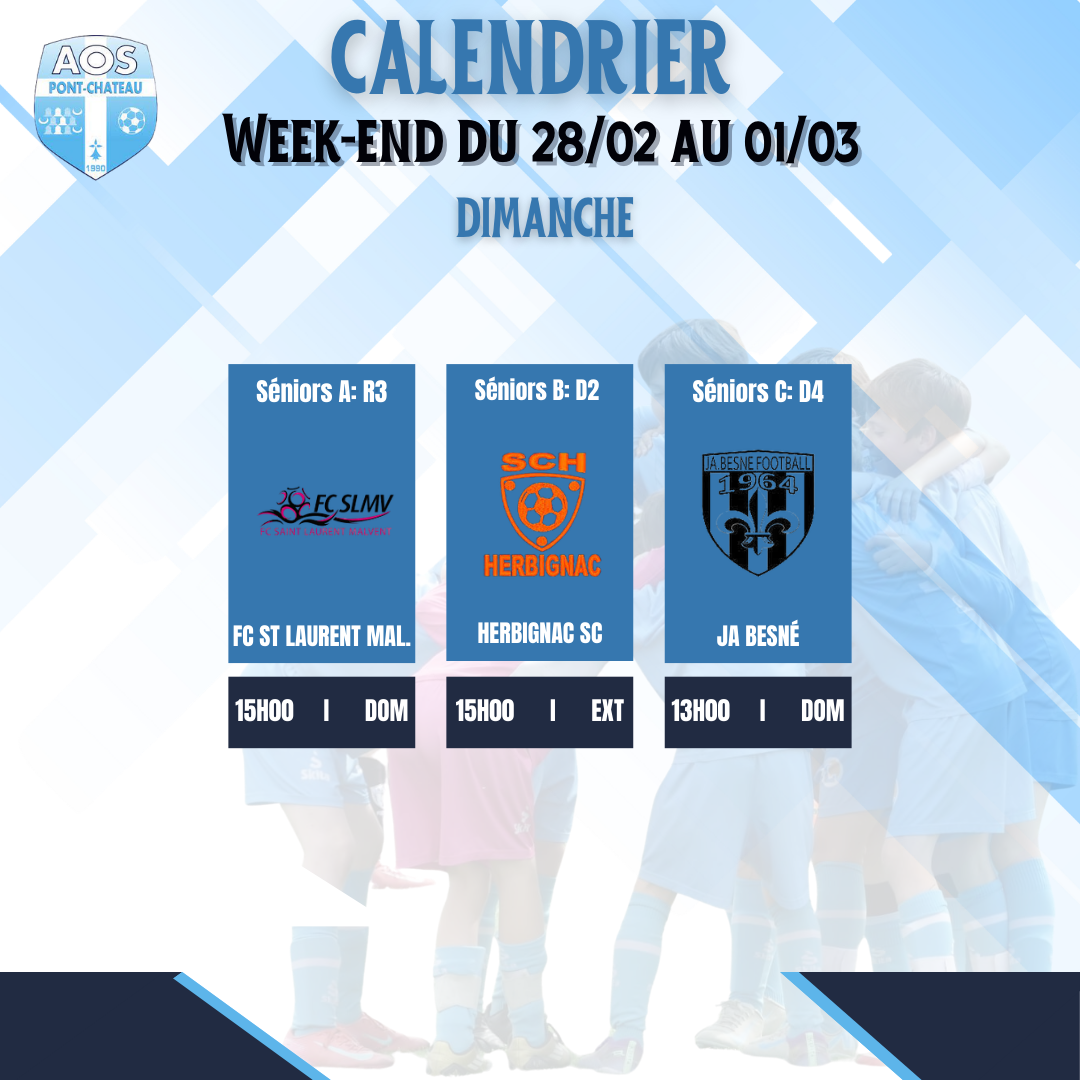 PROGRAMME DU WEEK-END