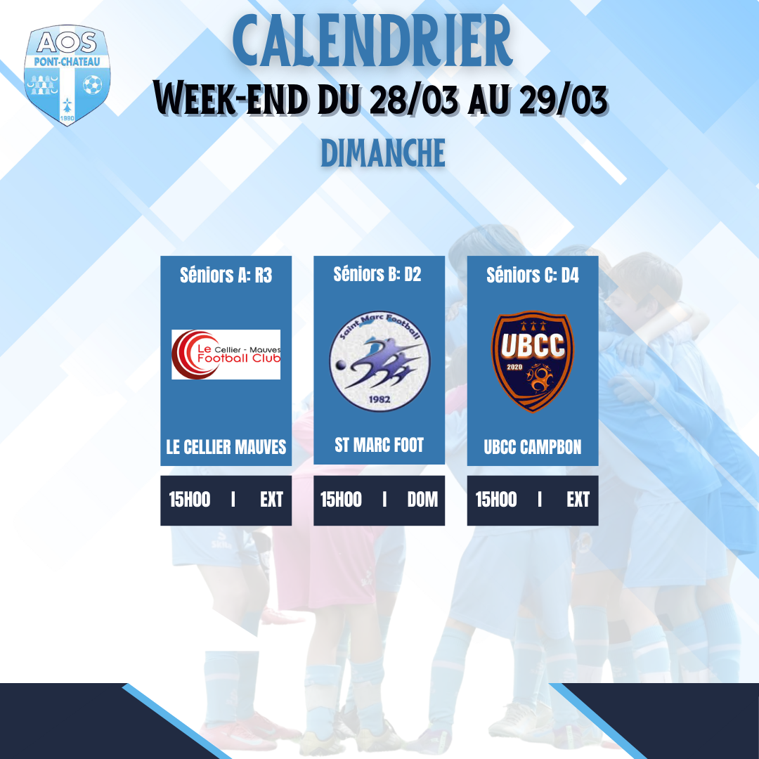 PROGRAMME DU WEEK-END