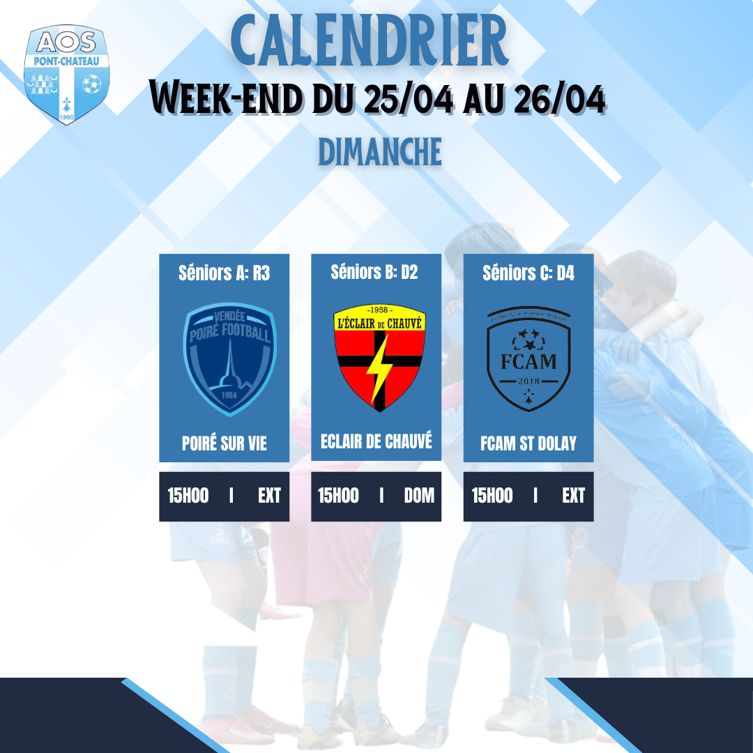 PROGRAMME DU WEEK-END