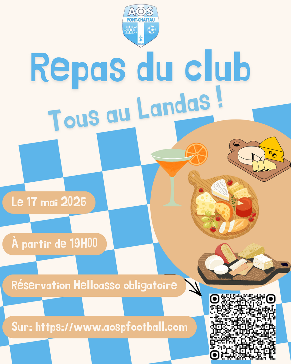 REPAS DU CLUB - 17 MAI 2026