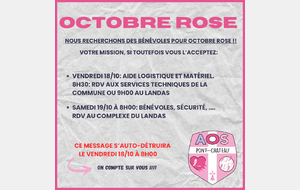 OCTOBRE ROSE 