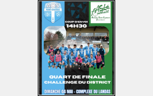 QUART DE FINALE: CHALLENGE DU DISTRICT
