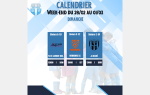 PROGRAMME DU WEEK-END