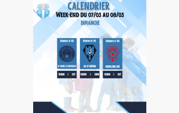 PROGRAMME DU WEEK-END