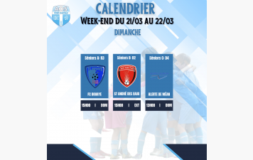 PROGRAMME DU WEEK-END