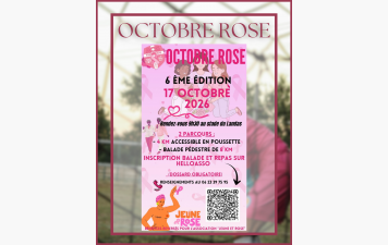 OCTOBRE ROSE : PERMANENCES