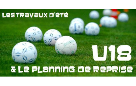 LA RENTREE DES U18 à U16
