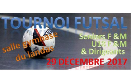 TOURNOI FUTSAL DE NOËL