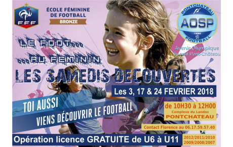 LES SAMEDIS DECOUVERTES ACTE II