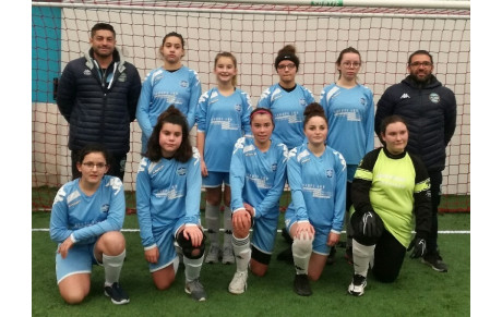 LES FILLES ET LE FOOT5 INDOOR à SAUTRON