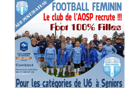 L’AOSP RECRUTE DES FÉMININES