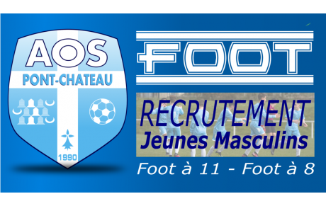 L'AOSP RECRUTE DES JEUNES MASCULINS