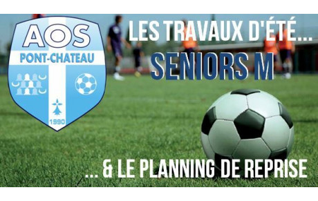 PLANNING DE REPRISE ESTIVALE SENIORS M