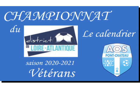 LE CALENDRIER VÉTÉRANS