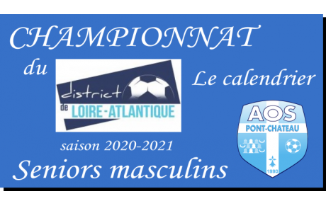 LE CALENDRIER SENIORS M