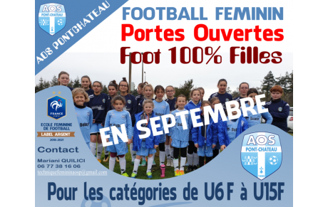PORTES OUVERTES FÉMININES U6F à U15F