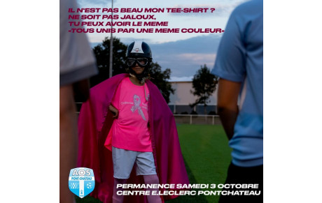 PERMANENCE OCTOBRE ROSE AU CENTRE E.LECLERC