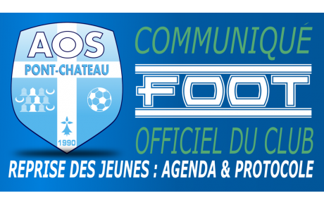 L'AGENDA DE REPRISE  POUR LES JEUNES