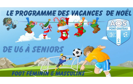 LE PLANNING ACTIVITES DE NOËL