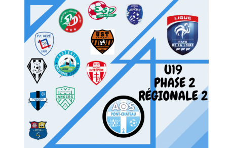 ⚡️GROUPE PHASE 2 ET 3 DES ÉQUIPES U14 À U19⚡️
