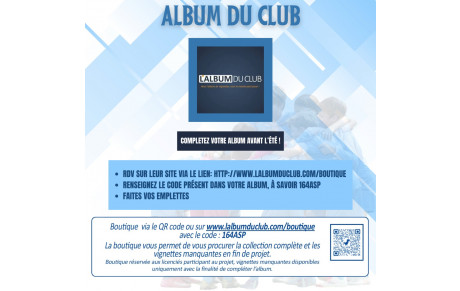 ALBUM DU CLUB: COMPLETEZ VOTRE ALBUM !