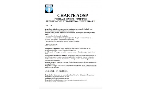 New: La Charte AOSP