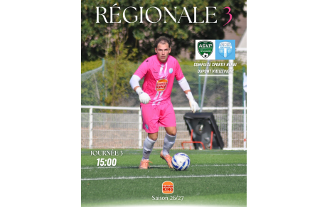 PROGRAMME MATCHS SÉNIORS M